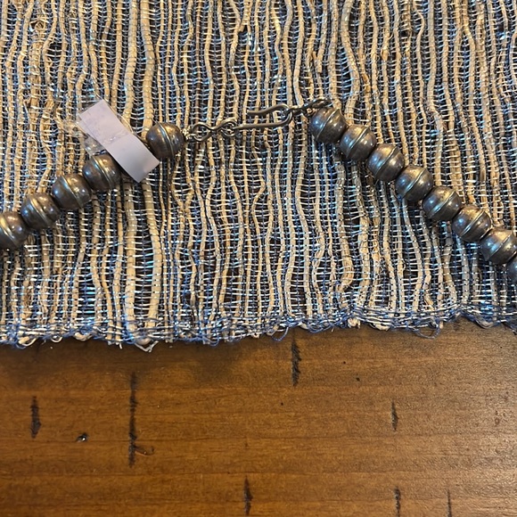 Sterling Silver Coral and Turquoise Chip Inlay Peyote Bird Squash Necklace - Picture 3 of 6